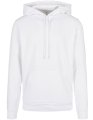 Heren Hoodie Basic Build Your Brand BB001 wit